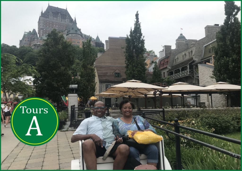 Ville de Québec, le Château Frontenac et le Quartier du Petit-Champlain.